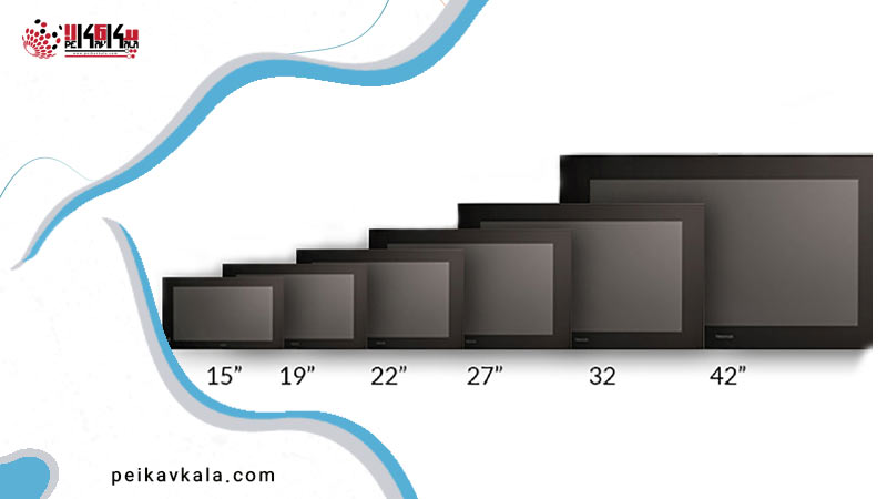 انواع سایز برای تلویزیون