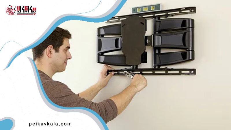 نصب براکت روی دیوار