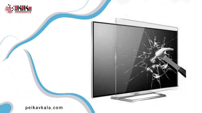 جلوگیری از شکستگی صفحه تلویزیون بر اثر برخورد اجسام سخت توسط محافظ صفحه