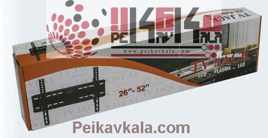 تصویر پایه براکت تی وی جک ثابت دیواری از 26 تا 55 اینچ مدل Z4