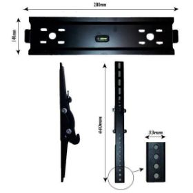 پایه تلویزیون TVJACK متحرک دیواری 17 تا 36 اینچ مدل Z5