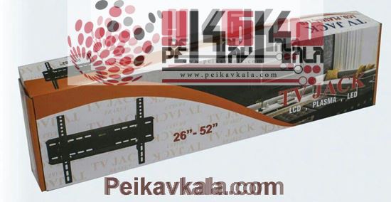 تصویر پایه براکت تی وی جک متحرک دیواری از 26 تا 55 اینچ مدل Z2