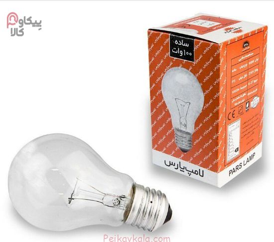 تصویر لامپ 100 وات پارس شهاب
