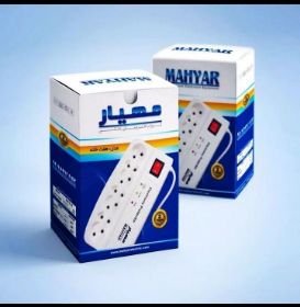 تصویر محافظ برق 7 خانه مهیار صوتی تصویری 3 متری