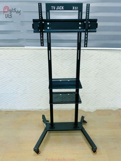 پایه ایستاده تلویزیون tvjack سایز 43 تا 75 اینچ مدل x50