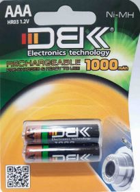 تصویر باطری شارژی نیمه قلمی DBK ظرفیت 1000 MAH