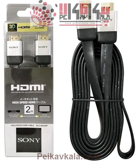 تصویر کابل HDMI سونی فلت 2 متری