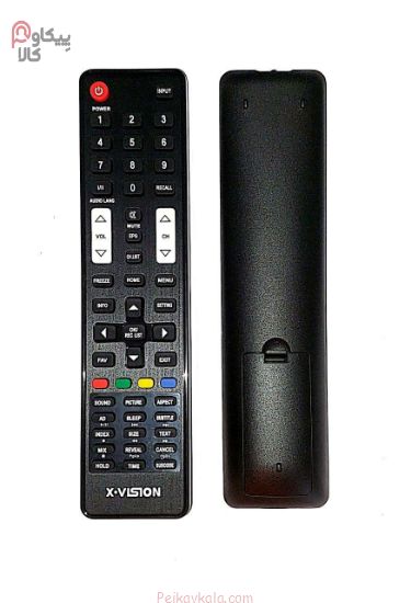 کنترل تلویزیون XVISION دکمه طوسی