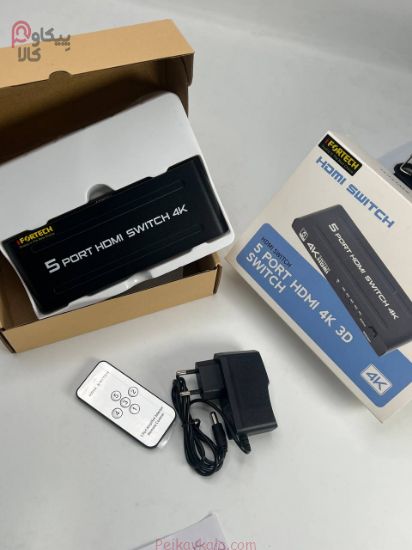 سوئیچ hdmi فلزی 5 به 1